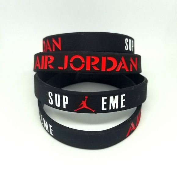Air Jordan Silicone Wristband Bracelet 4 Pieces - Picture 6 of 12